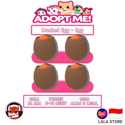 Adopt Me - Cracked Egg - Roblox | Lazada Indonesia