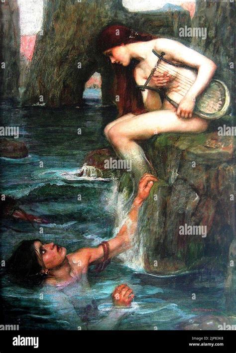 The Siren By John William Waterhouse 1900 Stock Photo Alamy