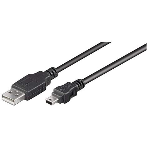 Goobay Cable Usb A Mini Usb Macho Macho M Negro Pccomponentes