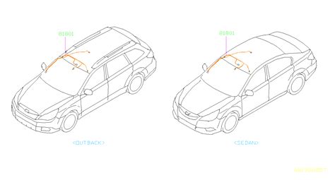 Subaru Crosstrek Premium W Eyesight Sunroof Wiring Harness Right