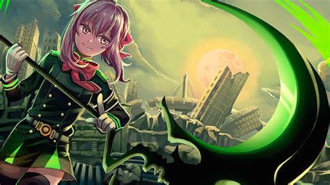 Papel De Parede Para Celular Anime Shinoa Hiragi Yuichiro Hyakuya