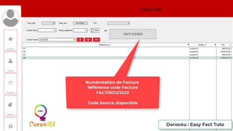 Easy Fact Gestion Facturation Partie Num Rotation Des Factures