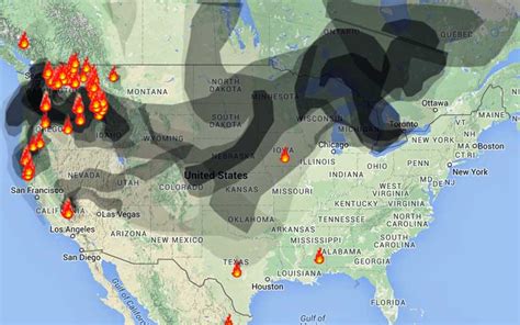 Montana Wildfires Map