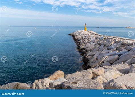 Rimini a Tourist Town on the Adriatic Coast Stock Photo - Image of ...