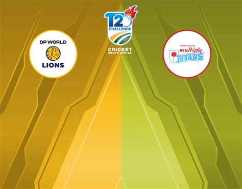 Dp World Lions Vs Titans St Semi Final Match Live Score Csa T