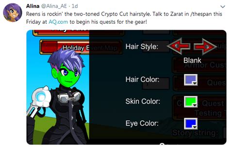 New Hairstyle Coming With This Weeks Release In Aqw Raqw