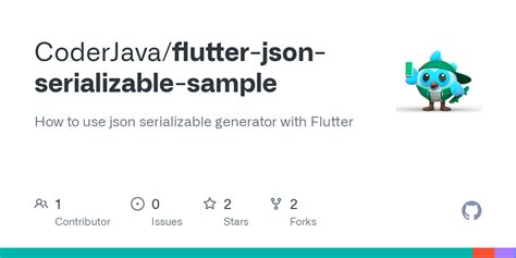 GitHub CoderJava Flutter Json Serializable Sample How To Use Json