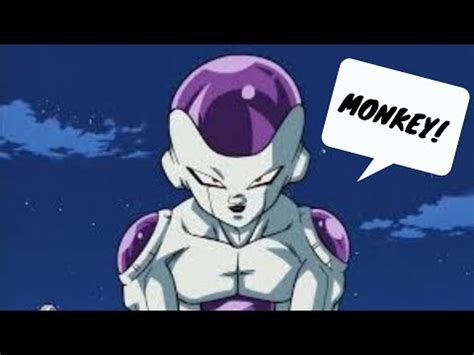 Frieza Saying Monkey For 3 Mins YouTube