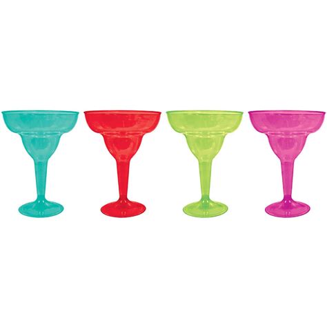 Mini Fiesta Margarita Glasses 2oz 20ct Omg Party Store