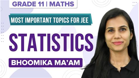 Statistics Class Maths Chapter Jee Mains Most Important