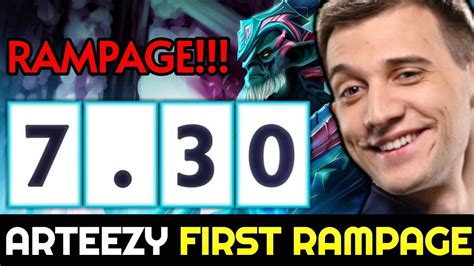 ARTEEZY First RAMPAGE On New 7 30 Patch Dota 2 YouTube