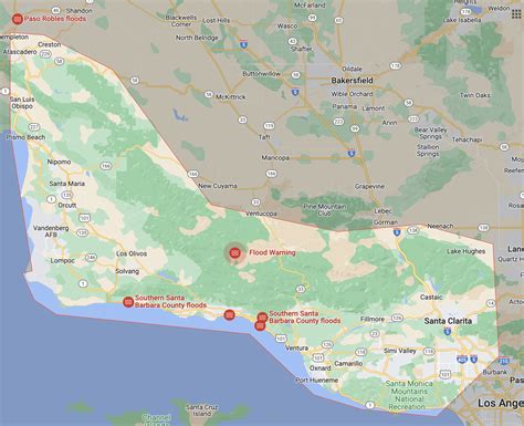 California flooding map: Where floods have hit Montecito and beyond ...