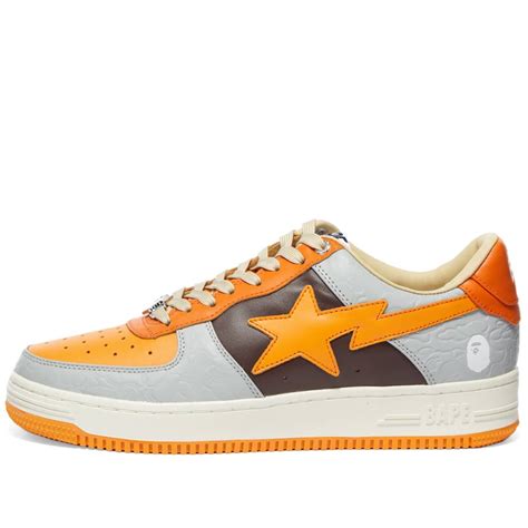 A Bathing Ape Bape Sta Low Orange End Fr