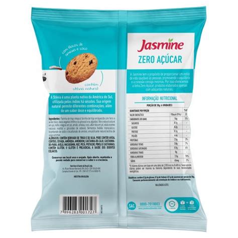 Biscoito Cookie Vegano Integral Ameixa E Coco Zero A Car Jasmine