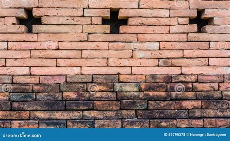 Fondo Rosso Di Lerciume Di Struttura Del Muro Di Mattoni Con Gli Angoli