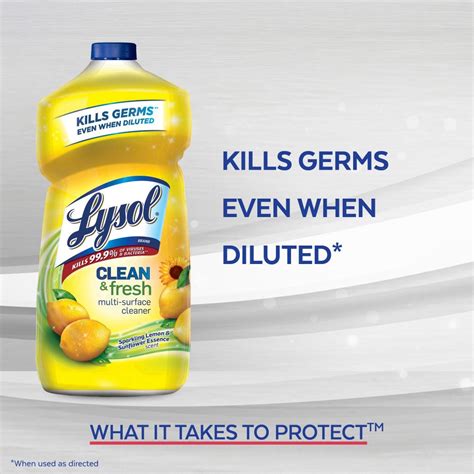 4 Mo Finance Lysol Disinfectant All Purpose Cleaner Lemon Scent 144 Oz