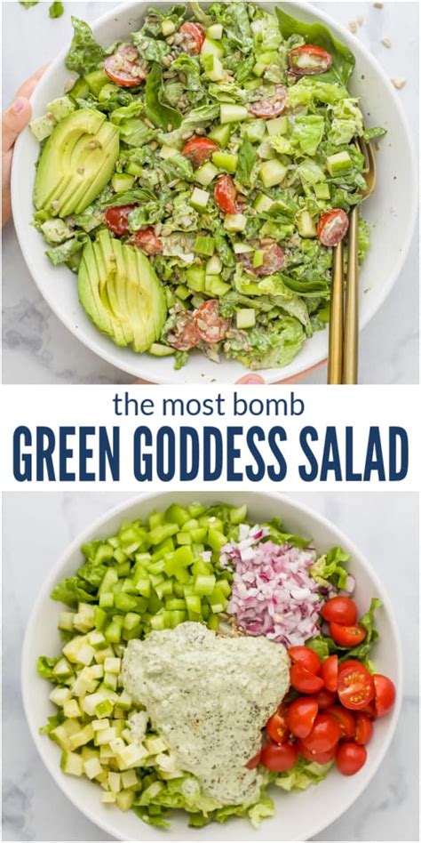 Green Goddess Salad Recipe Joyful Healthy Eats