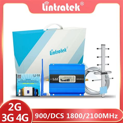 Lintratek Kit R P Teur De Signal GSM 2G 1800 4G 900 Amplificateur 3G