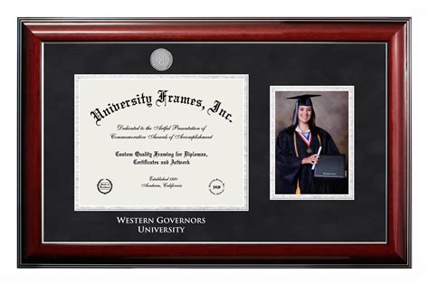 Western Governors University Diploma with 5 x 7 Portrait Frame in ...