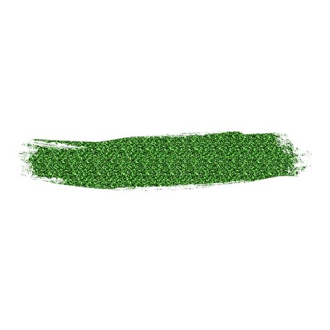 Green Glitter Brush Stroke 9591086 Png