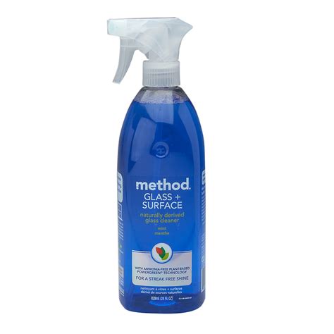 Method Mint Glass Surface Cleaner Spray 28 Oz Spray Nassau Candy