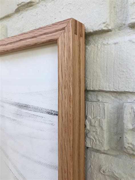 Natural Raw Oak Picture Frame Poster Frame Reclaimed Wood Etsy