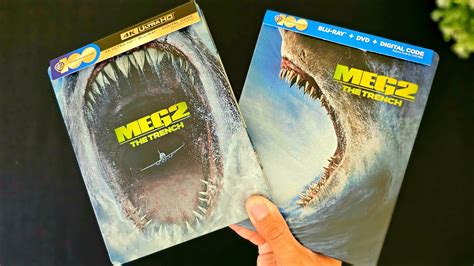 Meg 2 The Trench Steelbook 4k Ultrahd Bluray Unboxing Best Buy