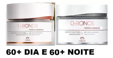 Promoção Kit Natura Chronos 60 Dia E Noite Creme Antissinai Frete grátis