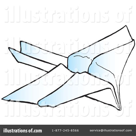 Paper Plane Clipart #41901 - Illustration by Snowy