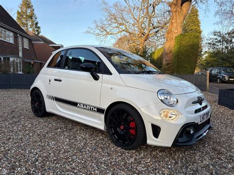abarth  white manual  speed  hand drive  egham united