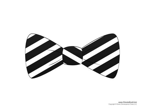 Bow Tie Template Tie Template Paper Bow