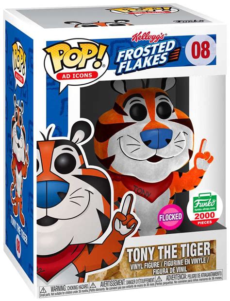 Kellogg S Funko Pop Ad Icons Tony The Tiger Vinyl Figure Flocked