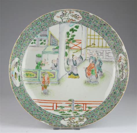 Cuenco Platillo Grande Famille Verte Porcelana China Catawiki