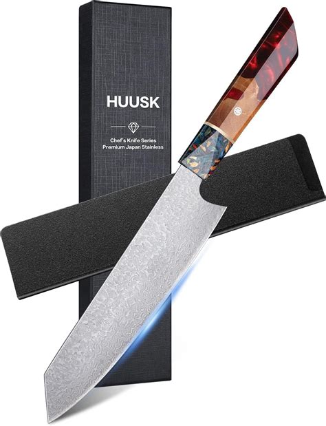 Amazon Huusk Damascus Chef Knife 8 Kitchen Knives Japanese AUS