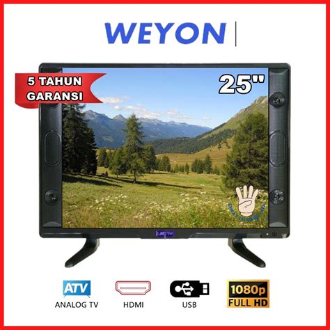 Jual Tv Digital Led Inch Layar Hd Support Hdmi Usb Vga Av Garansi