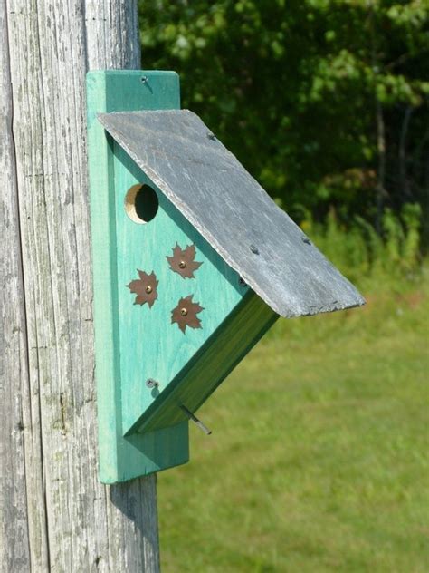 Nuthatch Birdhouse Nest Box Bird House Nestbox by OutOnALimbADK