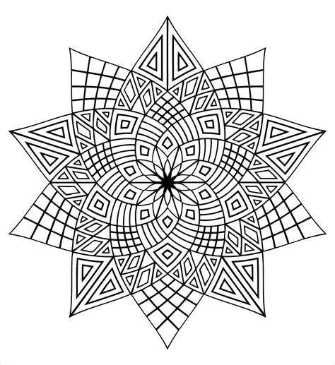 Unique De Dessin Mandala Difficile Images Coloriage Coloriage