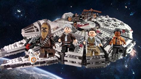 Lego Star Wars Millennium Falcon with Star Wars Minifigures | Star wars ...