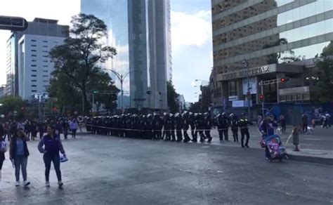 25n Así Fue La Marcha Feminista En La Cdmx Minuto Por Minuto