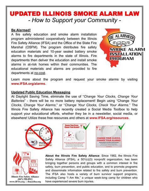 Office Of The Illinois State Fire Marshal On Twitter Updated Illinois Smoke Alarm Law Takes