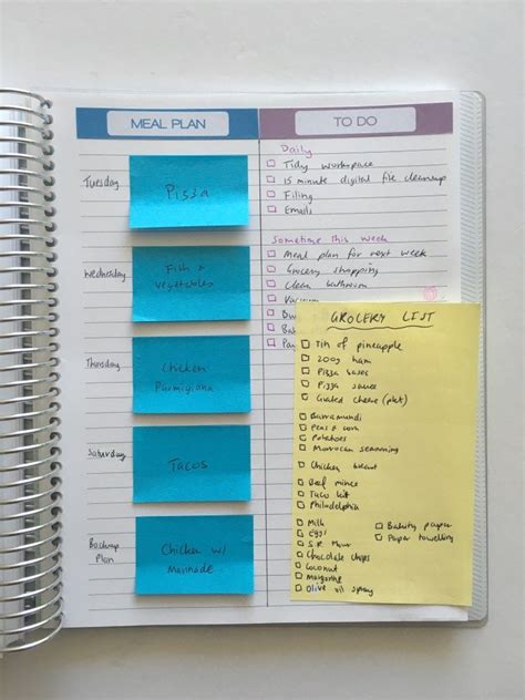 Minimalistic Planning How To Plan Your Week Using A Blank Notes Page