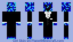 Blue Creeper Minecraft Skin