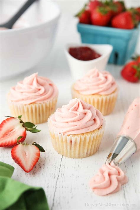 Strawberry Buttercream Frosting Video Dessert Now Dinner Later