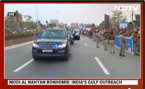 Watch Pm Modi Holds Roadshow With Uae President In Ahmedabad