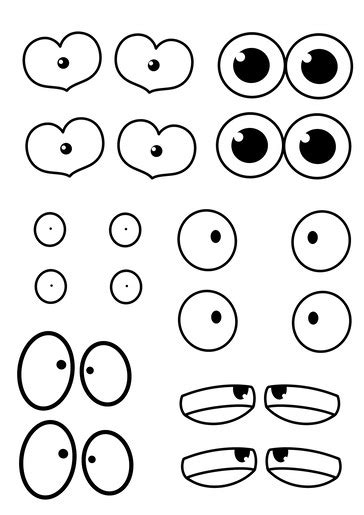 60 Printable Googly Eyes Templates | Just Family Fun