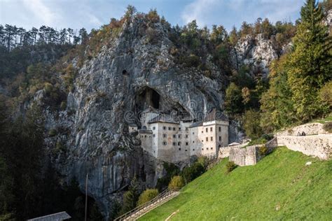 Famous Medieval Predjama Cave Castle In Slovenia Stock Photo Image Of