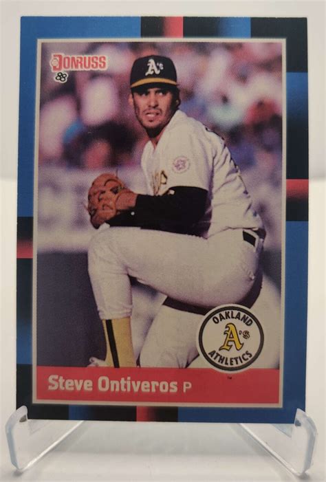 1988 Donruss 467 Steve Ontiveros Oakland Athletics Baseball Card EBay