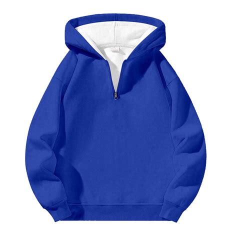 men hoodies blue 11