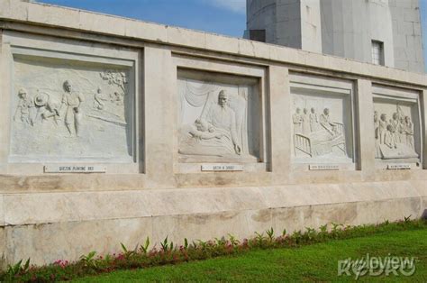 Quezon Memorial Circle Shrine Art Sculpture In Quezon City Philippines