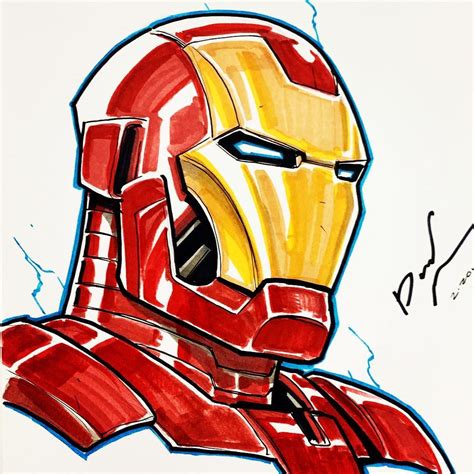 David Nakayama 🔜 C2E2 on Instagram: "IRON MAN commission from Amazing ...